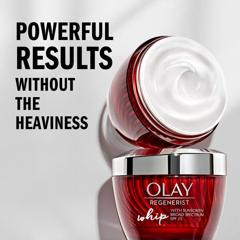 slide 2 of 8, Olay Regenerist Whip Face Moisturizer - SPF 25 - 1.7oz, 5 ct; 1.7 oz