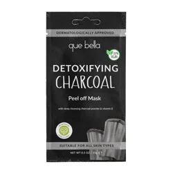 Que Bella Detoxifying Charcoal Peel off Mask - 0.5oz