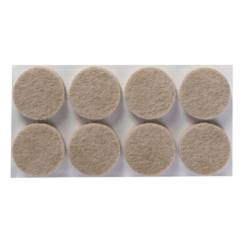 slide 3 of 9, Scotch 1" 32pk Felt Pads Beige: Anti-Scratch Furniture & Chair Leg Protection, Floor Pad, 1" x 0.2" Felt, 32 Count, 32 ct, 32 ct