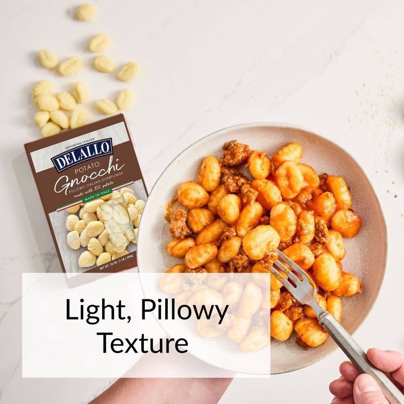 slide 7 of 9, DeLallo Italian Potato Gnocchi - 16oz, 16 oz