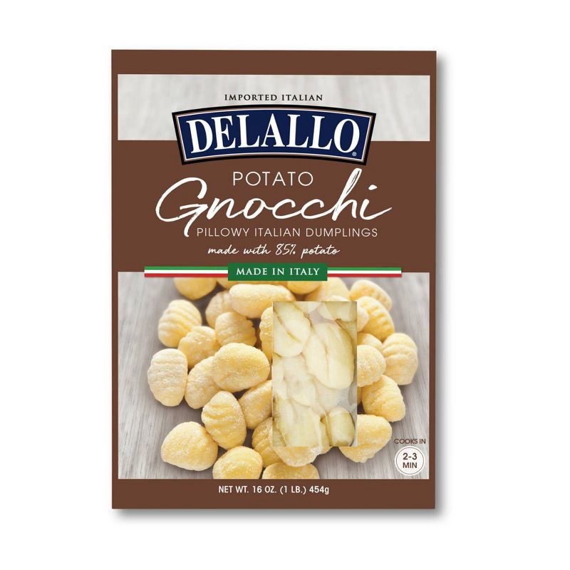 slide 1 of 9, DeLallo Italian Potato Gnocchi - 16oz, 16 oz