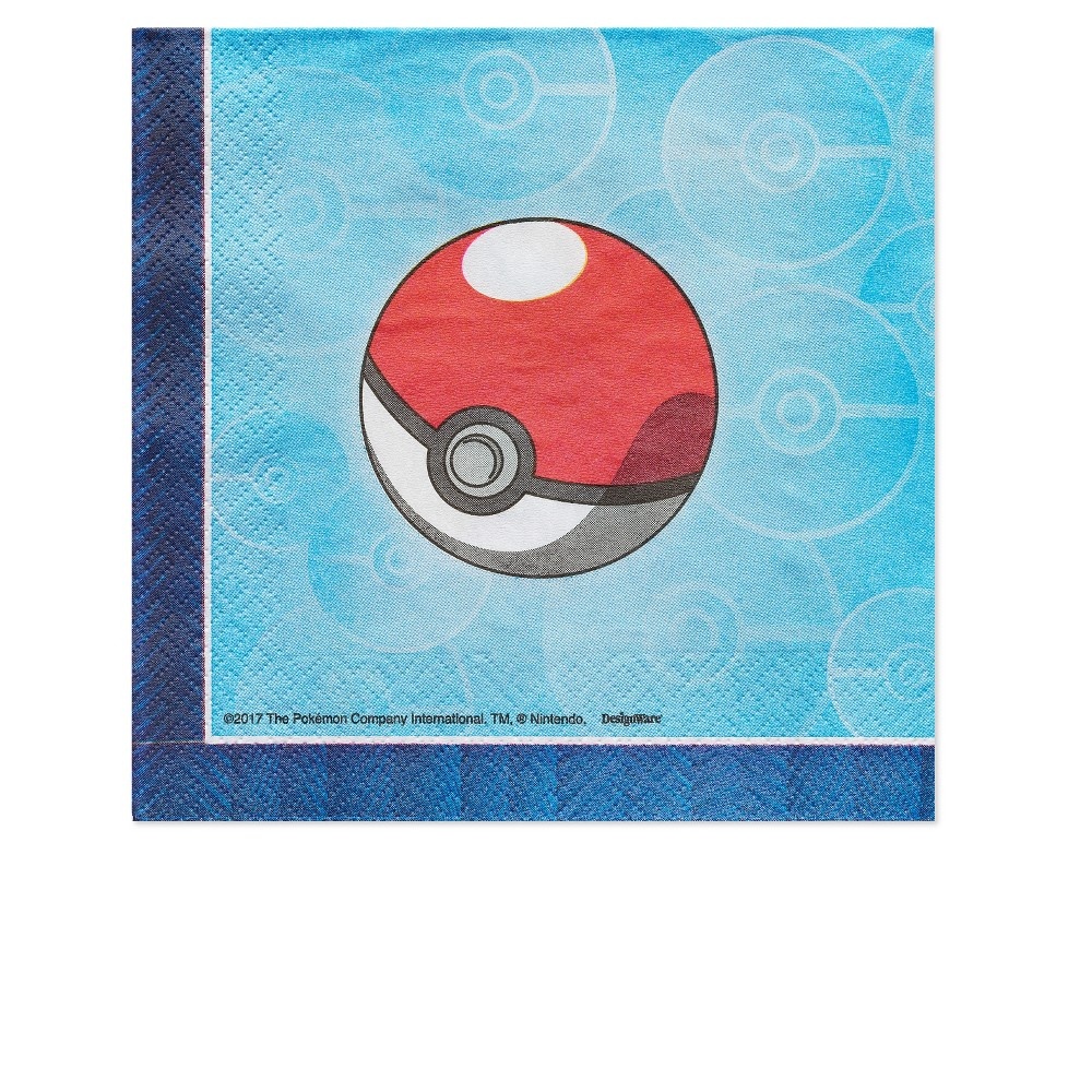 slide 2 of 3, Pokemon Lunch Napkins - American Greetings, 16 ct