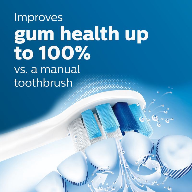 slide 4 of 9, Philips Sonicare G2 Optimal Gum Health Replacement Electric Toothbrush Head - HX9033/65 - White - 3pk, 3 ct