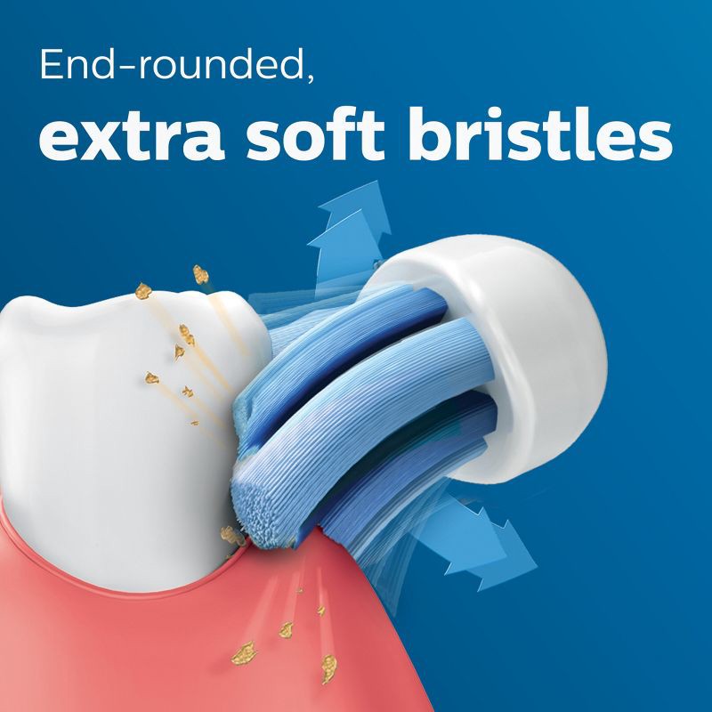 slide 5 of 9, Philips Sonicare G2 Optimal Gum Health Replacement Electric Toothbrush Head - HX9033/65 - White - 3pk, 3 ct