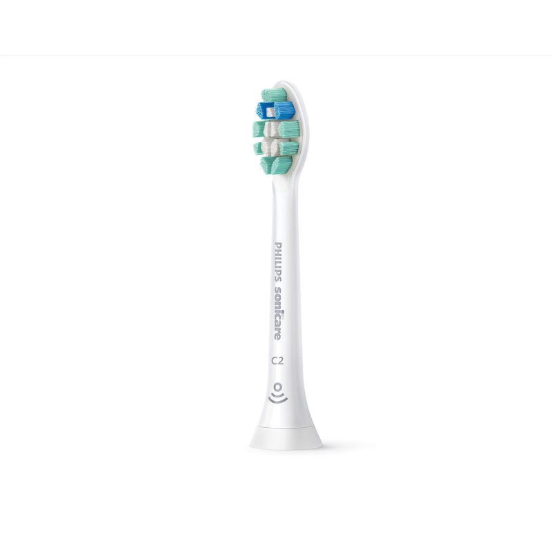 slide 3 of 10, Philips Sonicare C2 Optimal Plaque Control Replacement Electric Toothbrush Head - HX9023/65 - White - 3pk, 3 ct