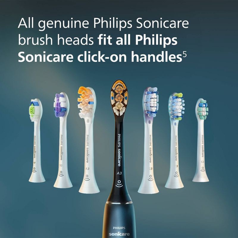 slide 9 of 10, Philips Sonicare C2 Optimal Plaque Control Replacement Electric Toothbrush Head - HX9023/65 - White - 3pk, 3 ct