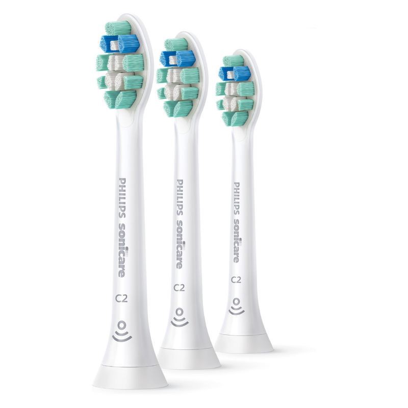 slide 1 of 7, Philips Sonicare Optimal Plaque Control Replacement Electric Toothbrush Head - HX9023/65 - White - 3ct, 3 ct
