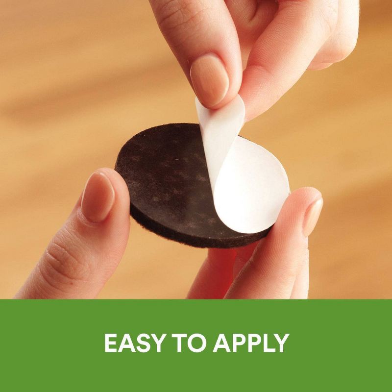 slide 3 of 9, Scotch 162pk Felt Pads Brown, 162 ct