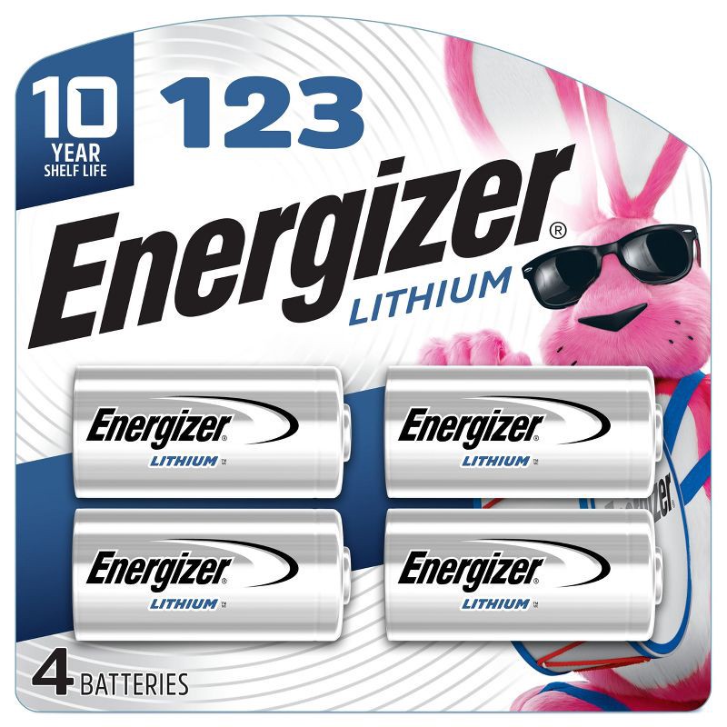 slide 1 of 6, Energizer Ultimate Lithium 123 Photo Batteries - 4pk Lithium Battery, 4 ct