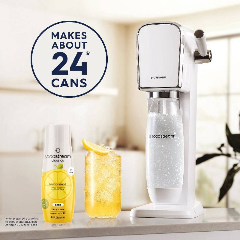 slide 2 of 8, SodaStream Zero Lemonade Sodamix - 14.8 fl oz, 14.8 fl oz