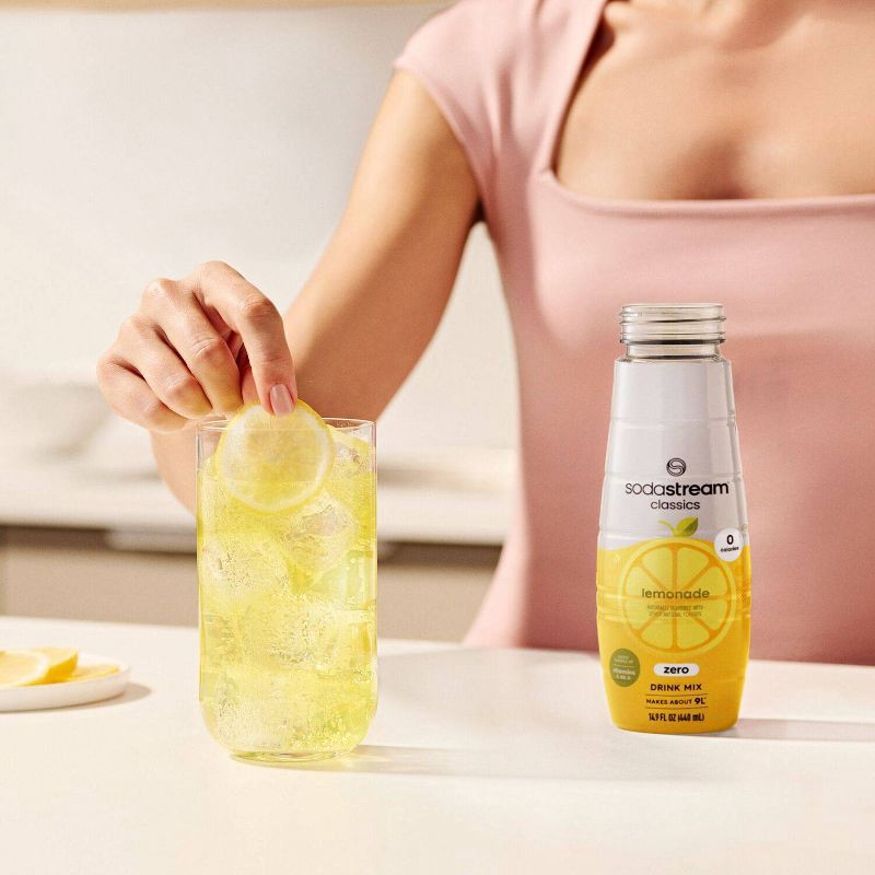 slide 3 of 8, SodaStream Zero Lemonade Sodamix - 14.8 fl oz, 14.8 fl oz