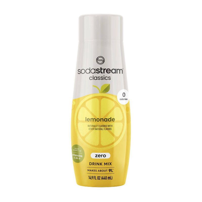 slide 1 of 8, SodaStream Zero Lemonade Sodamix - 14.8 fl oz, 14.8 fl oz