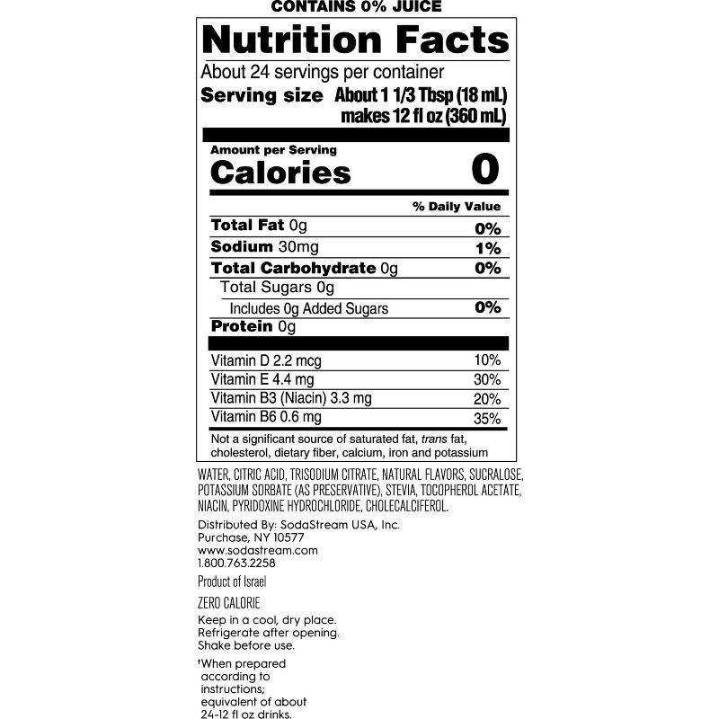 slide 9 of 9, SodaStream Zero Lemonade Sodamix - 14.9 fl oz, 14.9 fl oz
