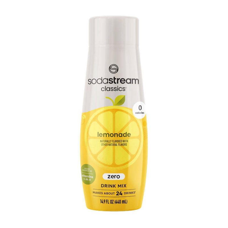 slide 1 of 8, SodaStream Zero Lemonade Sodamix - 14.8 fl oz, 14.8 fl oz