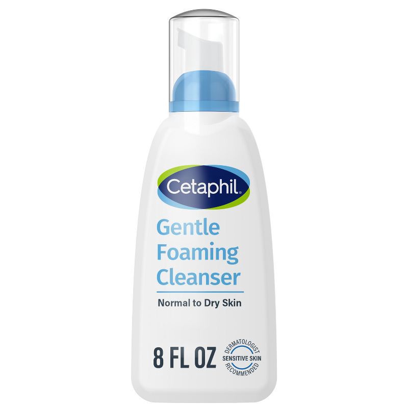 slide 1 of 6, Cetaphil Gentle Foaming Facial Cleanser with Glycerin - 8 fl oz, 8 fl oz