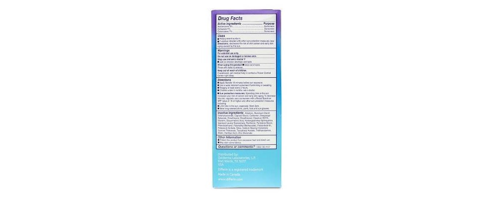 slide 2 of 4, Differin Oil Absorbing Moisturizer with Sunscreen, Broad-Spectrum UVA/UVB SPF, 30 x 4 oz