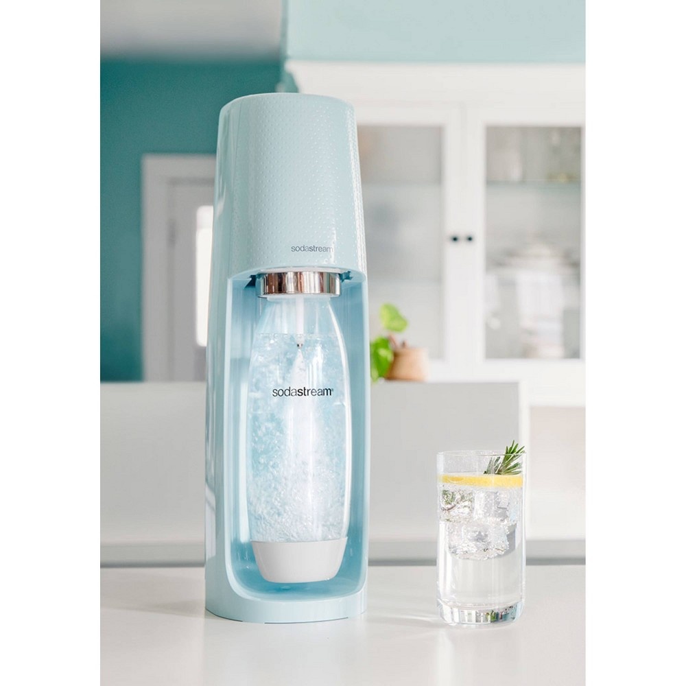 slide 4 of 6, SodaStream Fizzi Sparkling Water Maker - Icy Blue, 1 ct