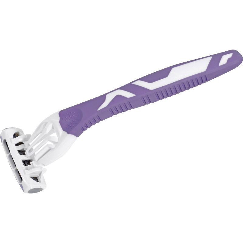 slide 5 of 8, Women's Four Blade Disposable Razor - 3ct - up&up™, 3 ct