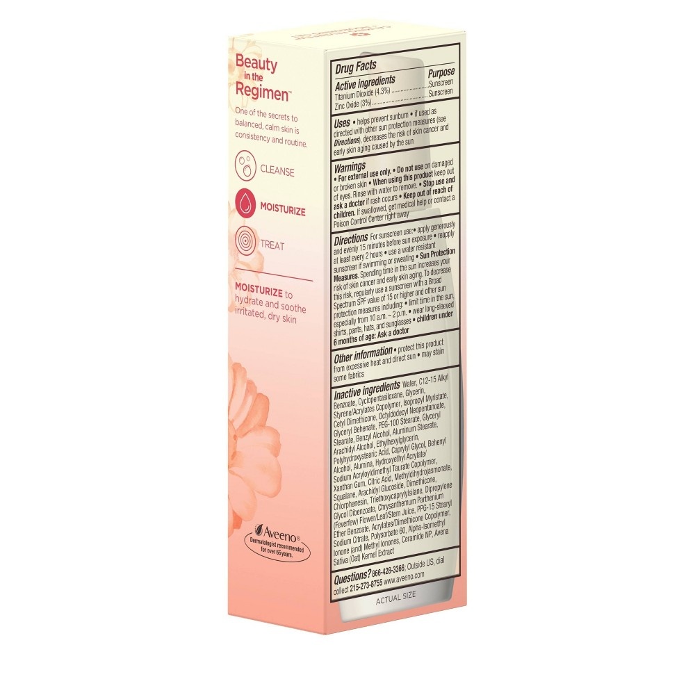 slide 3 of 11, Aveeno Ultra-Calming Daily Facial Moisturizer - SPF, 30 x 2.3 fl oz