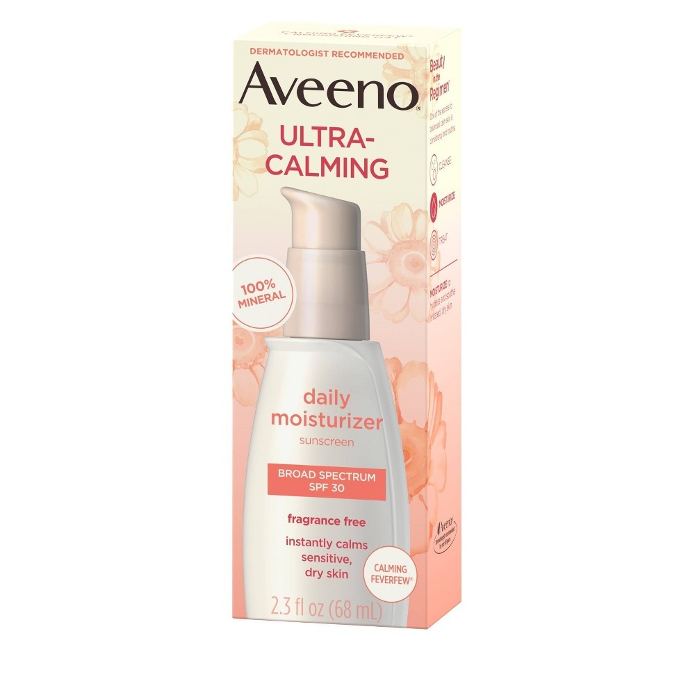 slide 6 of 11, Aveeno Ultra-Calming Daily Facial Moisturizer - SPF, 30 x 2.3 fl oz