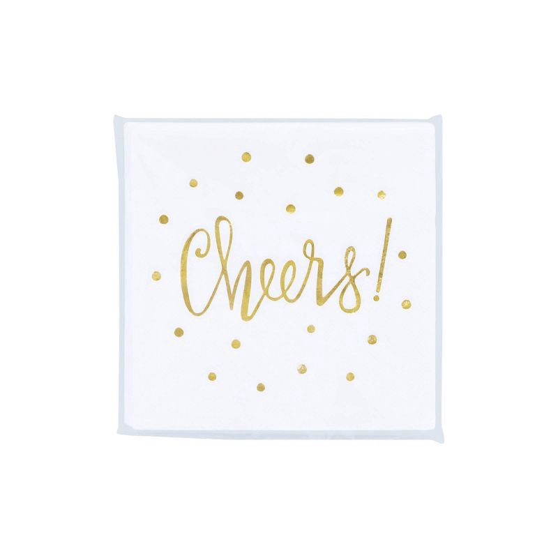 slide 2 of 3, 30ct 'Cheers' Beverage Napkins - Spritz™, 30 ct