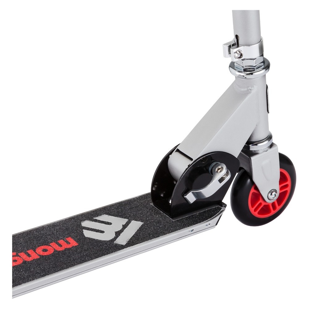 slide 4 of 9, Mongoose Force 1.0 Folding Scooter - Silver/Red, 1 ct