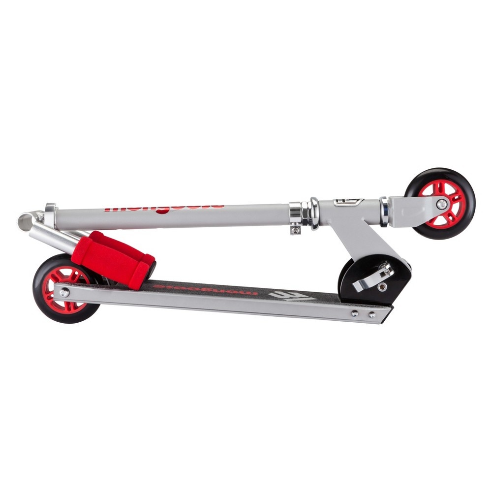 slide 7 of 9, Mongoose Force 1.0 Folding Scooter - Silver/Red, 1 ct