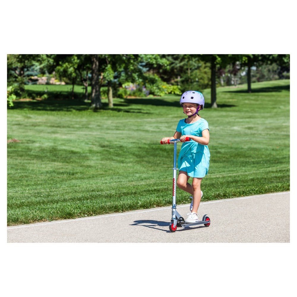 slide 5 of 9, Mongoose Force 1.0 Folding Scooter - Silver/Red, 1 ct