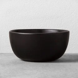 Hearth & Hand with Magnolia 15oz Stoneware Cereal Bowl Black - Hearth & Hand™ with Magnolia