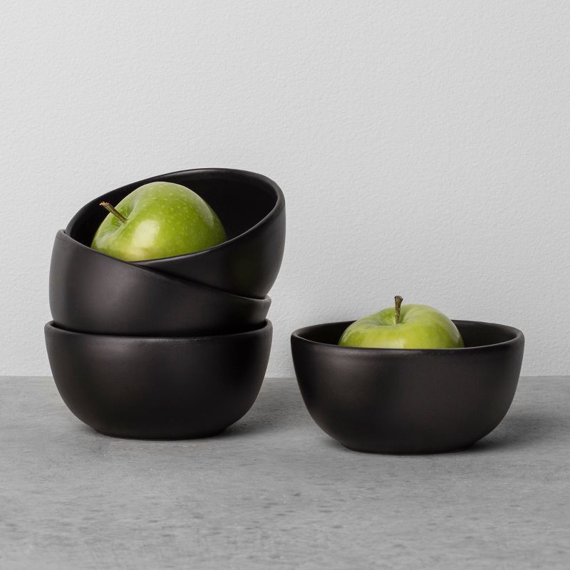 slide 3 of 3, Hearth & Hand with Magnolia 8.5oz Stoneware Mini Bowl Black - Hearth & Hand™ with Magnolia, 8.5 oz