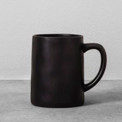 Hearth & Hand with Magnolia 16oz Stoneware Mug Black - Hearth & Hand™ with Magnolia