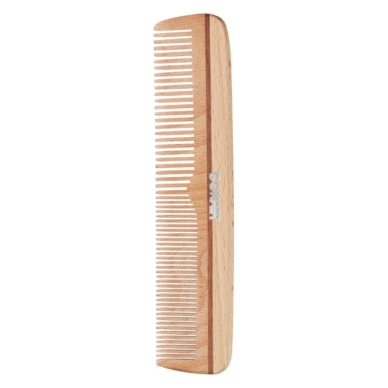 slide 2 of 5, CONAIRMAN 100% Wood Handmade Dressing Comb, 1 ct