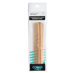 CONAIRMAN 100% Wood Handmade Dressing Comb