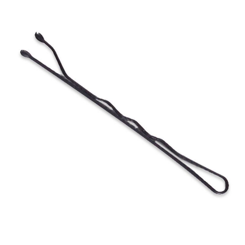 slide 3 of 4, scunci scünci No-Slip Grip Bobby Pins - Matte Black - All Hair - 45pk, 45 ct