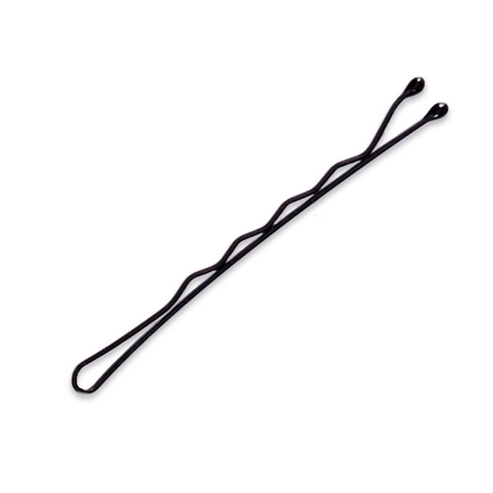 slide 3 of 3, scunci Bobby Pins - Black - 50ct, 50 ct