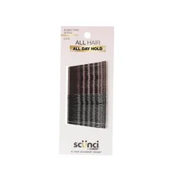 scunci scünci Metal Bobby Pins - Black/Dark Brown - All Hair - 50pcs