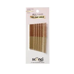 scunci scünci Metal Bobby Pins - Light/Dark Blonde - All Hair - 50pcs