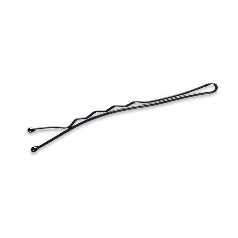 slide 3 of 4, scunci scünci Extra Long Metal Bobby Pins - Black - Long Hair - 48pcs, 48 ct