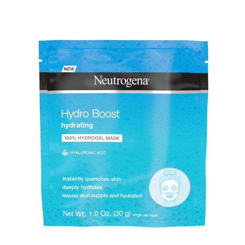 slide 1 of 9, Neutrogena Hydro Boost Moisturizing Face Mask with Hyaluronic Acid for Dry Skin - 1oz: Noncomedogenic, Paraben-Free, Scented, 1 oz