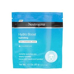 Neutrogena Hydro Boost Moisturizing Face Mask with Hyaluronic Acid for Dry Skin - 1oz