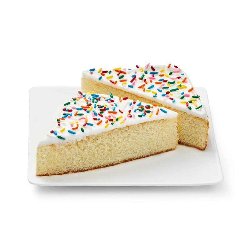 slide 2 of 3, White Cake Slice - 6oz - Favorite Day™, 6 oz
