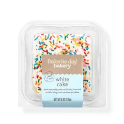 White Cake Slice - 6oz - Favorite Day™