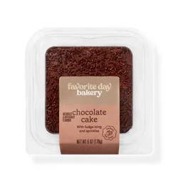 Chocolate Cake Slice - 6oz - Favorite Day™