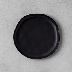 Hearth & Hand with Magnolia 8" Stoneware Salad Plate Black - Hearth & Hand™ with Magnolia