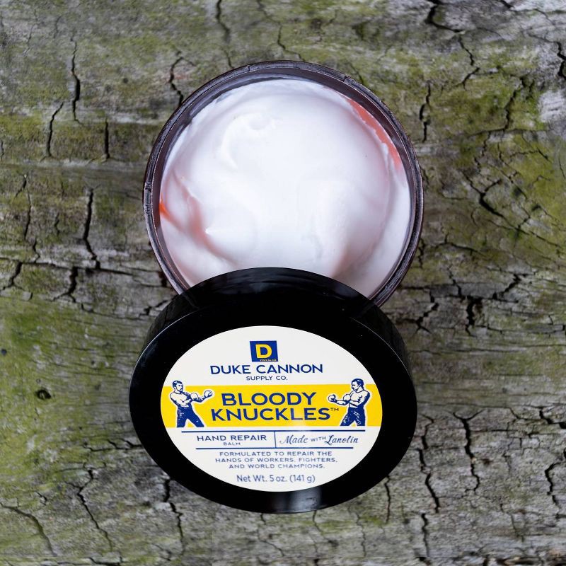 slide 4 of 4, Duke Cannon Supply Co. Duke Cannon Bloody Knuckles Hand Repair Balm - Fragrance Free Hand Lotion for Men - 5 oz, 5 oz