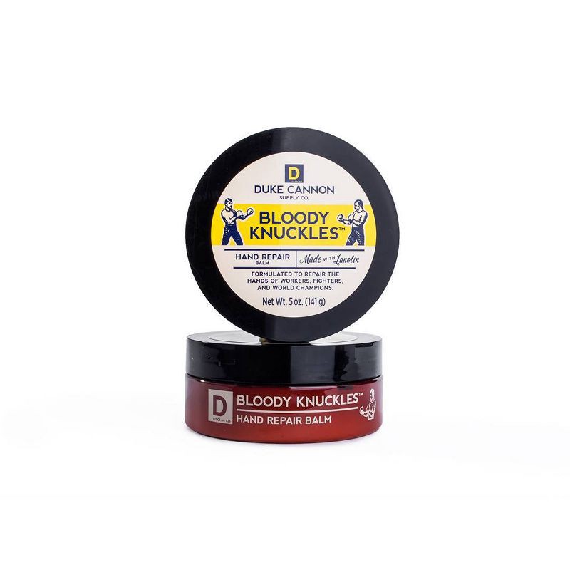 slide 1 of 4, Duke Cannon Supply Co. Duke Cannon Bloody Knuckles Hand Repair Balm - Fragrance Free Hand Lotion for Men - 5 oz, 5 oz