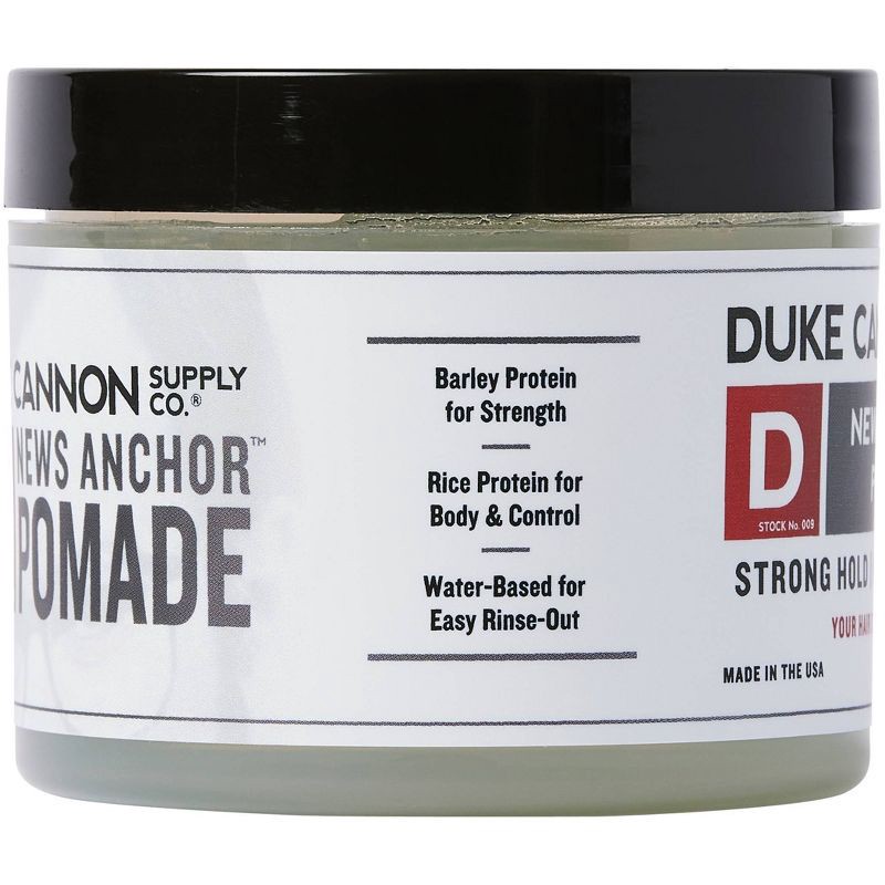 slide 3 of 9, Duke Cannon Supply Co. Duke Cannon News Anchor Pomade - Strong Hold, Low Shine Hair Styling Pomade for Men - 4.6 oz, 4.6 oz