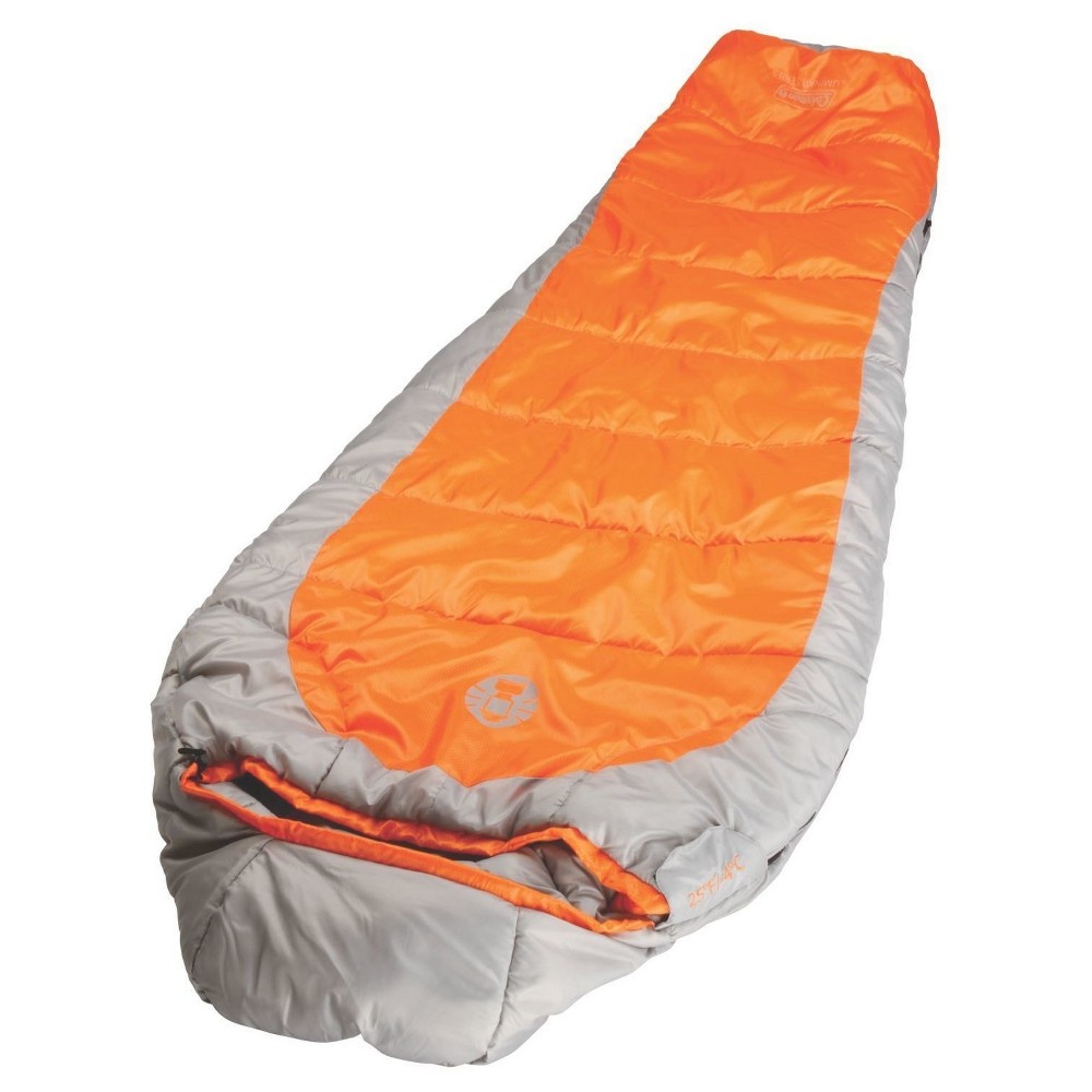 Coleman sleeping bag. Gray/Orange