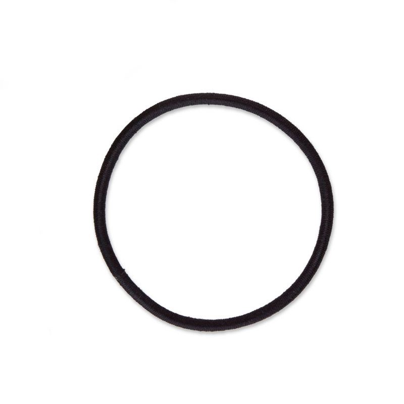 slide 3 of 4, scunci scünci No Damage Extra Large Elastic Hair Ties - Black - Extra Thick Hair - 15pcs, 15 ct