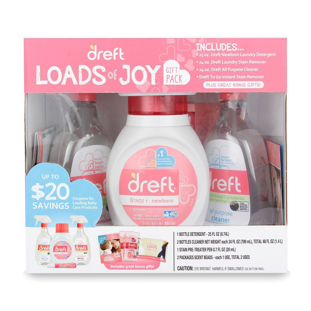 slide 3 of 5, Dreft Loads of Joy Gift Set - 4ct, 4 ct